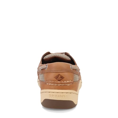 Sperry Men's, Tarpon 2-Eye Boat Shoes Linen 9 W Tan/Beige