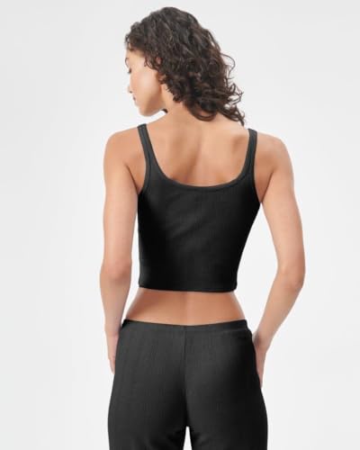 Florence by millsWomensCozy Crush Pointelle Easy TankBlackX-Small