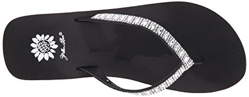 Yellow Box Women's Zemily Sandal, Clear, 8 Medium US
