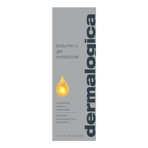 Dermalogica Biolumin-C Gel Moisturizer, Face Moisturizer with Hyaluronic Acid and Vitamin C - Boosts Radiance, Brightens, Provides Weightless Hydration, 1.7 Fl Oz