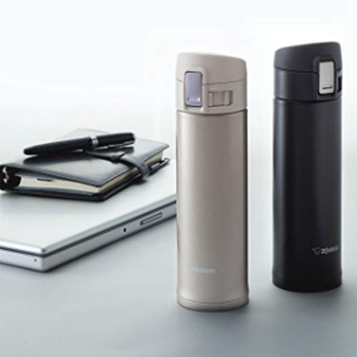 Zojirushi 0.36-Liter Stainless Steel Travel Mug, 12-Ounce, Black