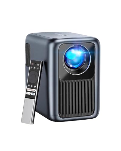 Projector with WiFi and Bluetooth 4K, 【Netflix Official/YouTube/Prime Video】, EXTRAVIS 1000ANSI Home Theater Native 1080P, Auto Focus & Keystone, Dolby Audio, Portable Smart Movie Outdoor Projector