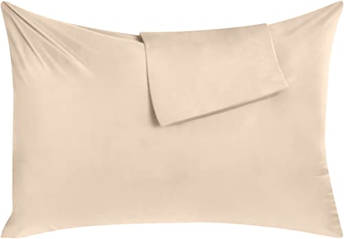 Utopia Bedding Waterproof Pillow Protector Zippered (4 Pack) King Sage – Bed Bug Proof Pillow Encasement 20 x 38 Inches