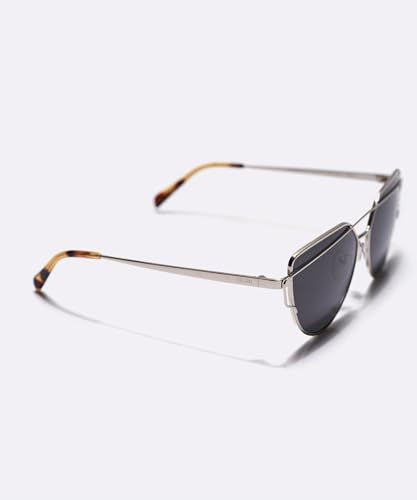 Blackburn Italian-Crafted, Trendy Cat Eye Sunglasses for Men Women in Black, Fashionable Big Black Sun Glasses UV400 Protection