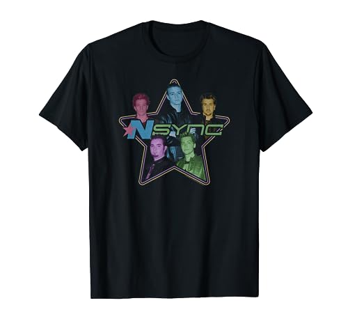 NSYNC Official Retro Neon Logo T-Shirt
