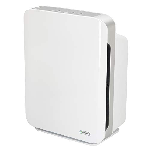 GermGuardian Air Purifier with HEPA 13 Filter, Removes 99.97% of Pollutants, Large Room up to 1760 Sq. Foot Room in 1 Hr, UV-C Light Helps Reduce Germs, Zero Ozone Verified, 21", White, AC5900WCA
