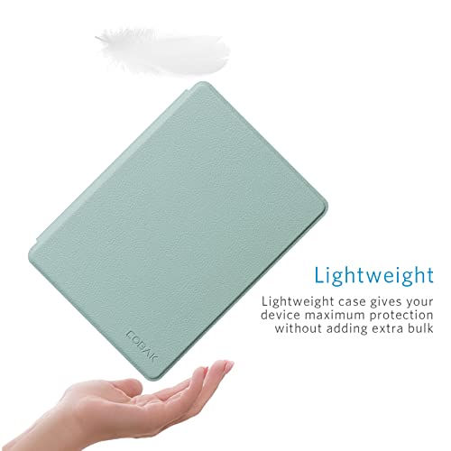 CoBak Kindle Paperwhite Case - All New PU Leather Cover with Auto Sleep Wake Feature for Kindle Paperwhite 11th Generation 6.8" and Signature Edition 2021 Released, Green Sage