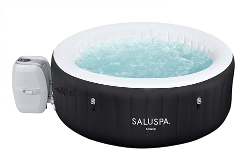 Bestway SaluSpa Barbados AirJet Inflatable Hot Tub Spa 2-4 Person with EnergySense™ Cover