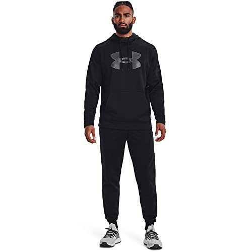 Under Armour Mens Big Logo ArmourFleece Hoodie, (782) Rise/Rise/Black, 4X-Large Tall