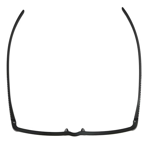 Foster Grant Men's Paolo Square Reading Glasses, Black/Transparent, 59 mm + 1.25
