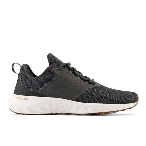 New Balance Women's Fresh Foam SPT V4 Running Shoe, Blacktop/Gum 020/Libra, 8