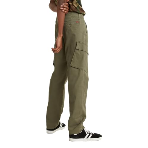 Levi's Men's XX Taper Cargo Pants, Pirate Black-Stretch Twill, 32W X 34L