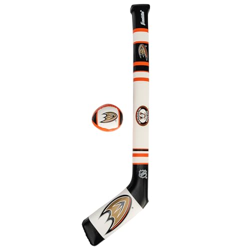 Franklin Sports Washington Capitals NHL Mini Soft Hockey Stick Set - NHL Team Soft Foam Mini Hockey Stick and Ball Set - Great Toy for Kids