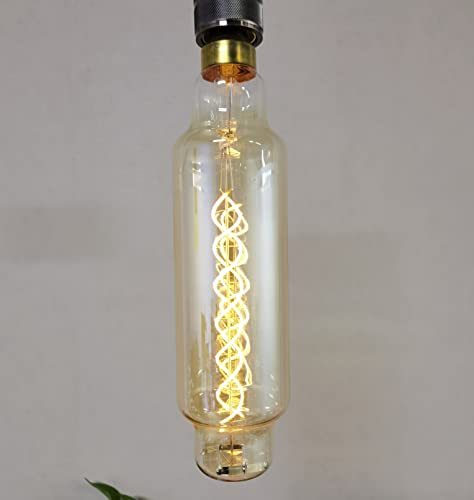 SD LUX Oversized Vintage Giant LED Light Bulb Huge Edison Bulb - Dimmable, 8W 450LM (50W Equi), Warm White 2200K, Medium E26 Base - Perfect for Decorative Pendant Lighting, 1 Pack (TT80)