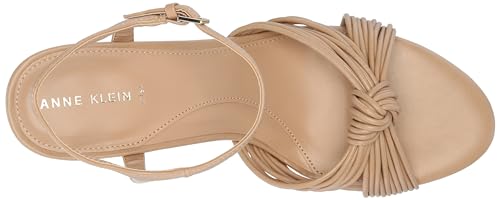 Anne Klein Women's Renatta Heeled Sandal, Nude, 11