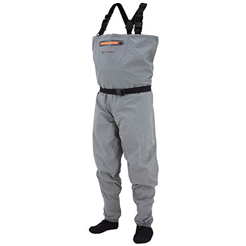 FROGG TOGGS Mens Canyon II Breathable Stockingfoot Chest Wader, Gray, Small US