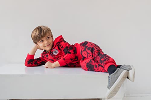 Marvel Spider-Man Toddler Boys French Terry Zip Up Hoodie Graphic T-Shirt Pants Tie Dye Spiderman Red 2T