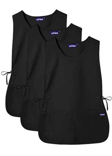Sivvan Unisex Apron - Cobbler Apron 3-Pack - S87003 - White - R