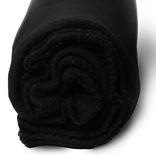 Yacht & Smith Soft Fleece Blankets 50 X 60, Lightweight, Cozy Warm Throws Dark Colorful Blanket Sofa Travel Outdoor, Wholesale
