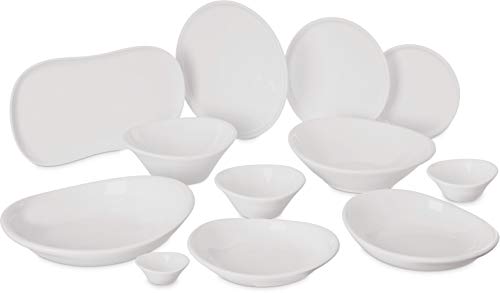 Carlisle FoodService Products Stadia Reusable Plastic Sauce Cup for Home and Restaurant, Melamine, 2 Ounces, White, (Pack of 24)