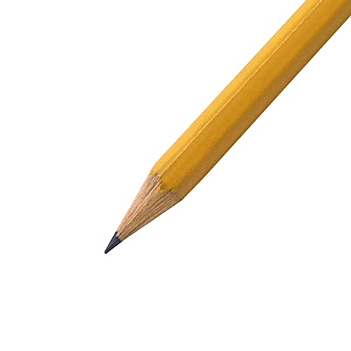 Cra-Z-Art U.S.A. Gold Pre-sharpened American Wood Cased #2 HB Yellow Pencils, 60 Pack