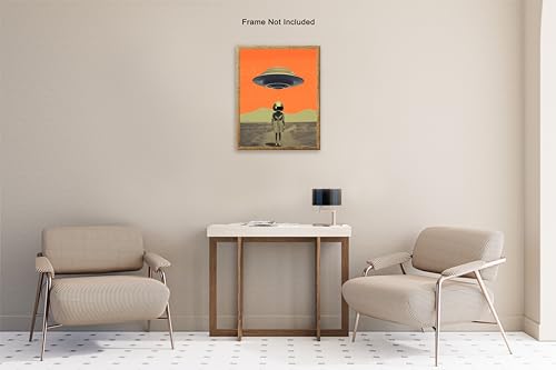 Poster Master Forest Poster - Jungle Print - Flower Art - Botanical Art - Surreal Art - Trendy Art - Gift for Men & Women - Aesthetic Decor for Living Room, Office or Dorm, 24x32 Unframed Wall Art