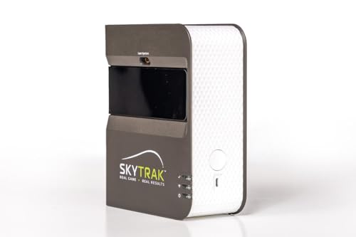 SkyTrak Golf Simulator Studio Pro Package Launch Monitor, Metal Protective Case, Enclosure, Simulator Software, Hitting Mat, Projector, Ball Tray - (Studio 10-10' W x 8'6" H x 5'4" D)