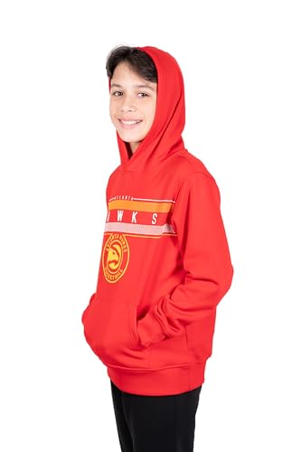 Ultra Game Boys' Fleece Hoodie Pullover Sweatshirt, Team Color