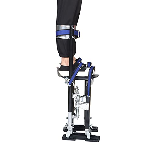 TINVHY 15-23In Adjustable Drywall Stilts for Sheetrock Painting or Cleaning Black
