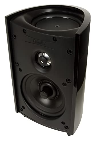 Definitive Technology ProMonitor 800-2-Way Satellite or Bookshelf Speaker for Home Theater Speaker System | Easy Mounting (Single, Black)