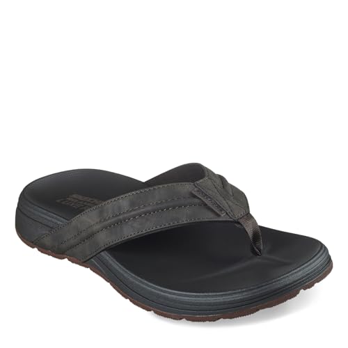 Skechers USA Men's Men's Patino-Marlee Flip-Flop, Choc, 7