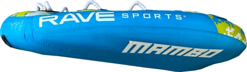 RAVE Sports Mambo Boat Towable Tube - Inflatable Boating Tube for 1-3 Riders