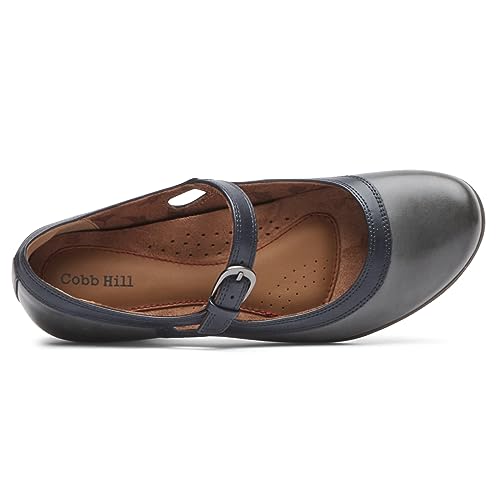 Cobb Hill Women's Laurel Maryjane Loafer, Black Leather, 8.5