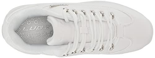 Lugz Women's Express Fashion Sneaker, Black/White/Lilac, 11 M US