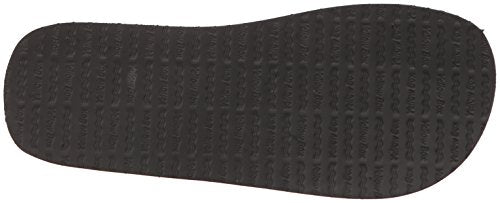 Yellow Box womens Flax Wedge Sandal, Black, 6 US