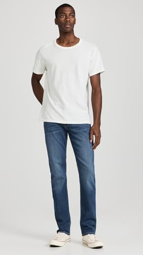 PAIGE Men's Normandie Transcend Straight Jeans, Birch, Blue, 29
