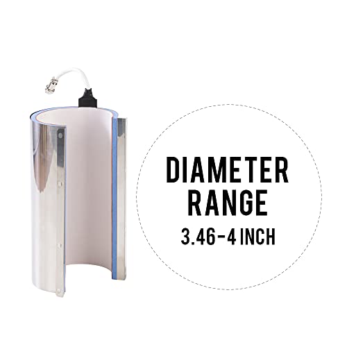 PYD Life 40 OZ Tumbler Mug Heat Press Attachment with 5 Pin for 40 OZ Tumbler with Handle Sublimation,32 OZ Sublimation Water Bottles Tumblers