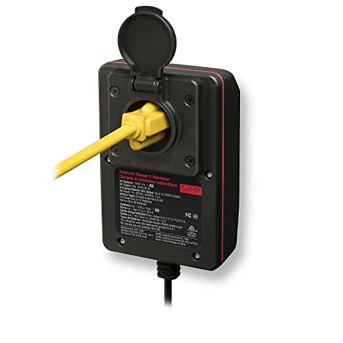ProMariner 24104 ProTechOne Digital Series 4 Amp Fully Automatic On-board Battery Charger and Maintainer with Integrated AC Inlet