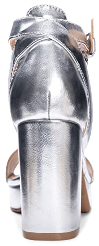 Chinese Laundry Women's Go On Platform Sandal, Nude, 8.5 W US