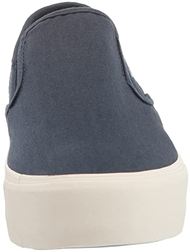 SEAVEES Women's Baja Slip On Platform, Cream, 11