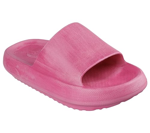 Skechers Women's Slide Sandal, Periwinkle, 7