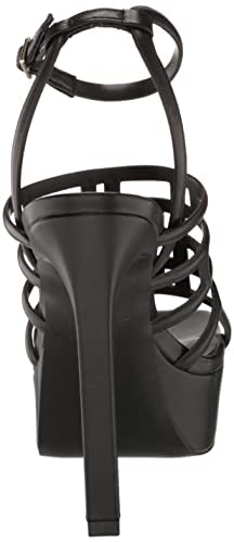 Nine West Women's KELINDA Heeled Sandal, Black 001, 11