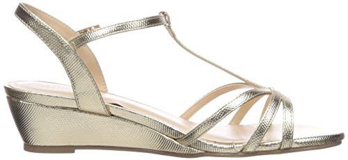 Paradox London Pink Women's Tessa Wedge Sandal, Silver, 11