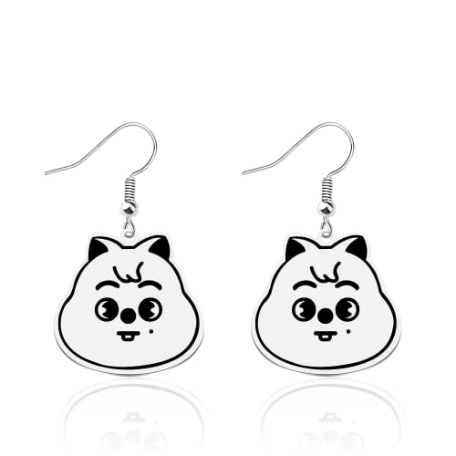 Stay Earrings Skz Member Gift Stay Merch Stay Fan Gift Stay Animal Charms Earrings (Bear)