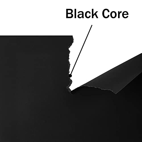100 Sheets Black Cardstock 11x17 Thick Paper, Goefun 80lb Heavyweight Legal Printer Paper for Halloween, Arts, Crafts, Ledger, Tabloid, Posters