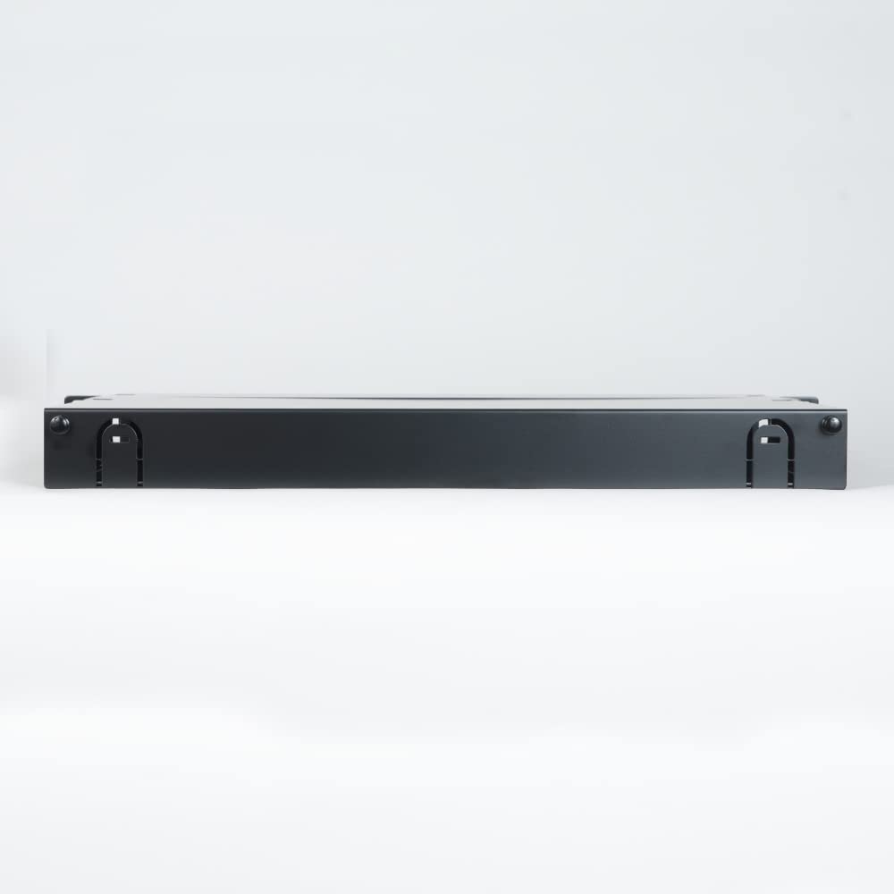 ICC 1U Fiber Optic Rack Mount Enclosure - 3 Slots for LGX Compatible Adapter Panels or Cassettes, Supports up to 72 Fibers, Fits 19-Inch Racks, Secure Fiber Management Solution, ICFORE31RM