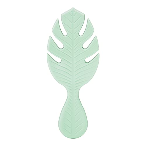 Wet Brush Go Green Mini Detangler, Grey - Detangling Travel Hair Brush - Ultra-Soft IntelliFlex Bristles Glide Through Tangles & Gently Loosens Knots While Minimizing Pain, Split Ends & Breakage