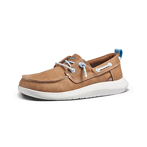 Reef Men's Swellsole Pier Boat Shoe, Brown, 12