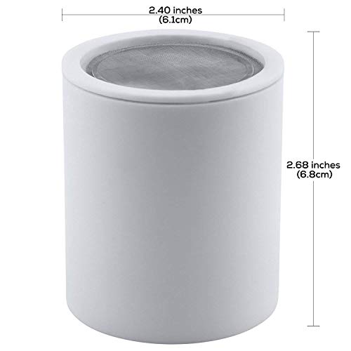 Shower Head Filter For Hard Water to Remove Chlorine Fluoride Water Softener Coconut Shell Activated Carbon Reduces Dry Itchy Skin Heavy Metals Other Sediments Vitamin C Aqua Earth