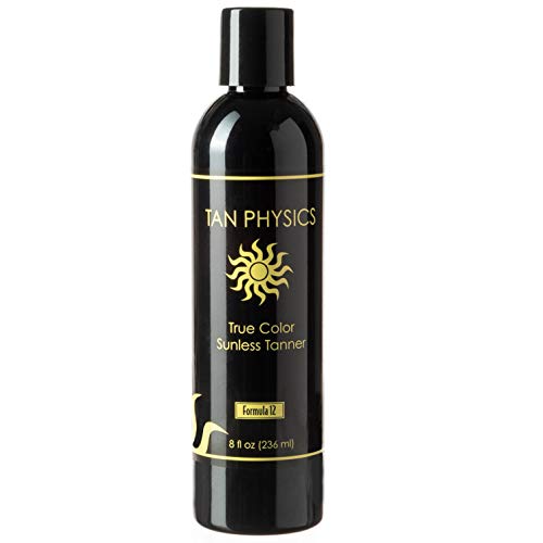 Tan Physics True Color Sunless Tanner 8 fl oz w/Self Tanner Brush